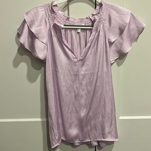 Ruffle Sleeve Blouse